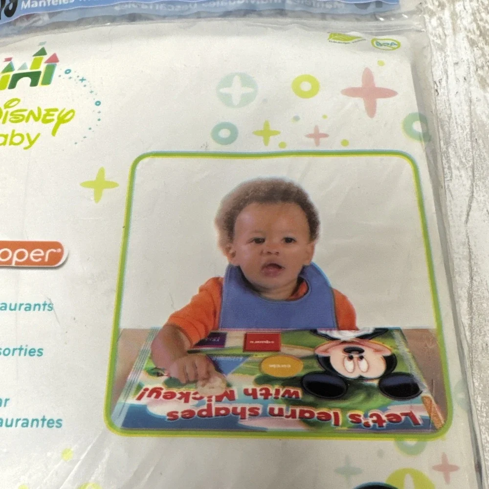 Disney MICKEY MOUSE Meal and Play Disposable Placemats by Neat‎ Solutions NIP